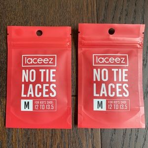 laceez No Tie Laces - Size M (Medium) Fits 12-13.5